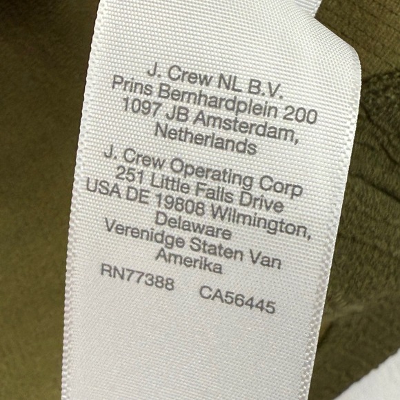 Madewell Womens Top Olive Green Square Neck Long Sleeve Textured Blouse Small - Picture 6 of 9